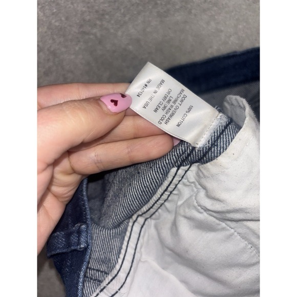 carleen jeans size 6 colorblock double knee Slim straight jeans USA Made - Picture 4 of 9